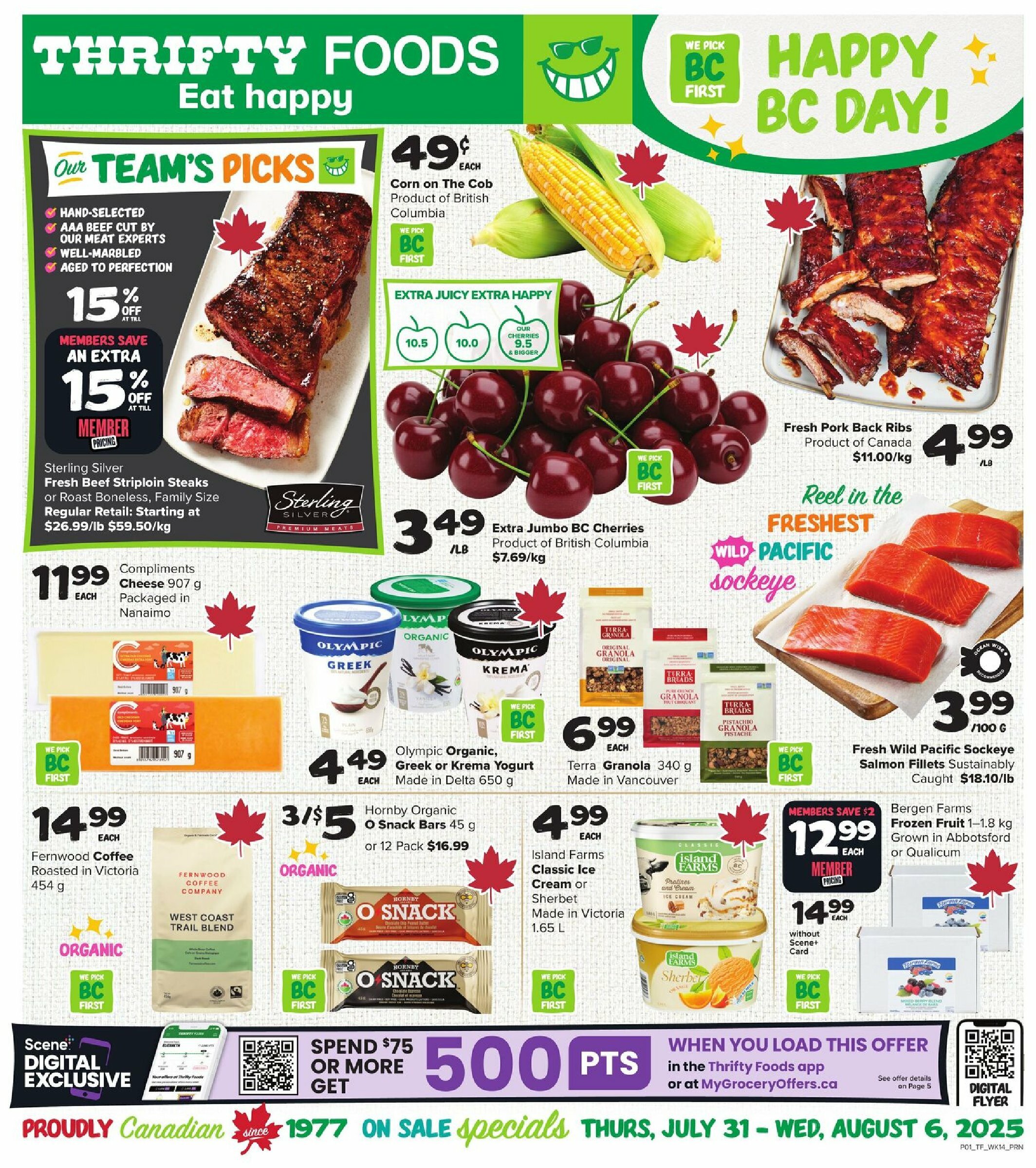 thrifty-foods - Thrifty Foods flyer valid from 07-31 - 08-06