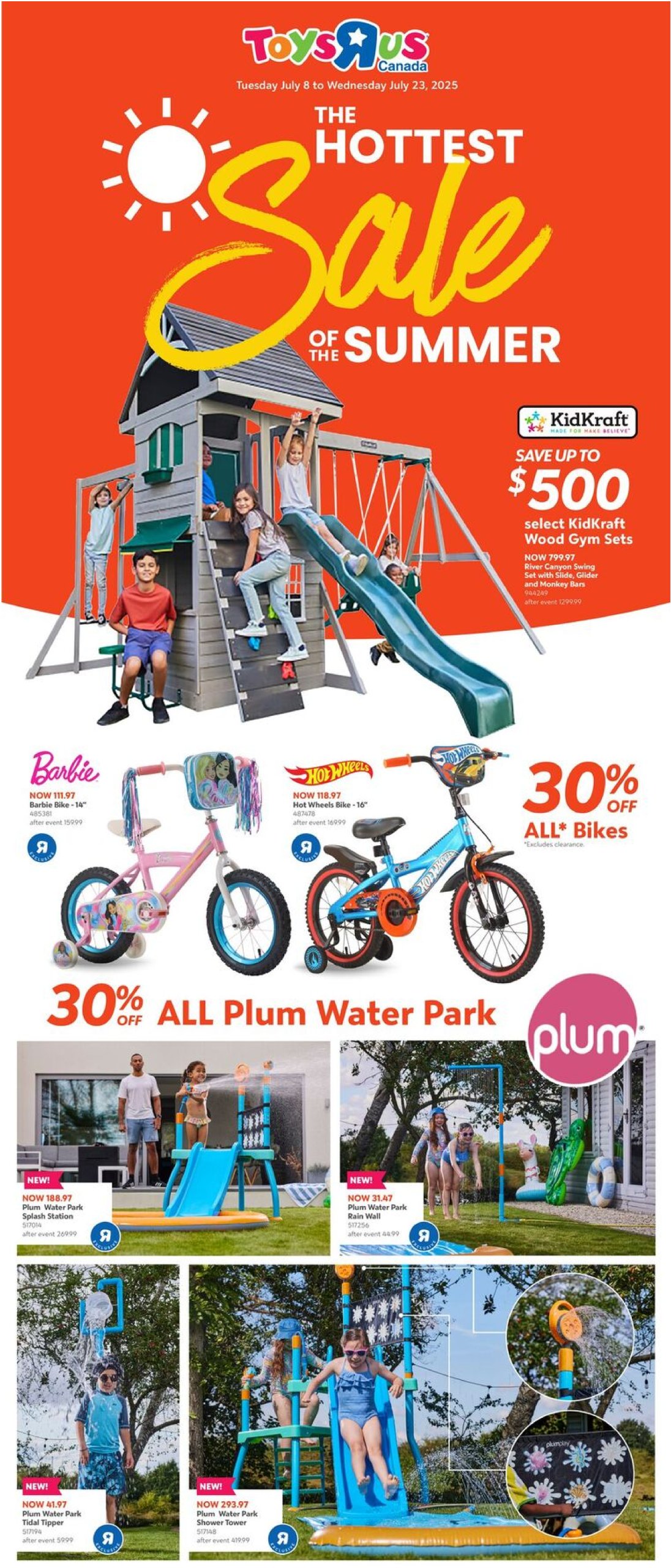 toysrus - Toysrus flyer valid from 07-08 - 07-23 - page: 1