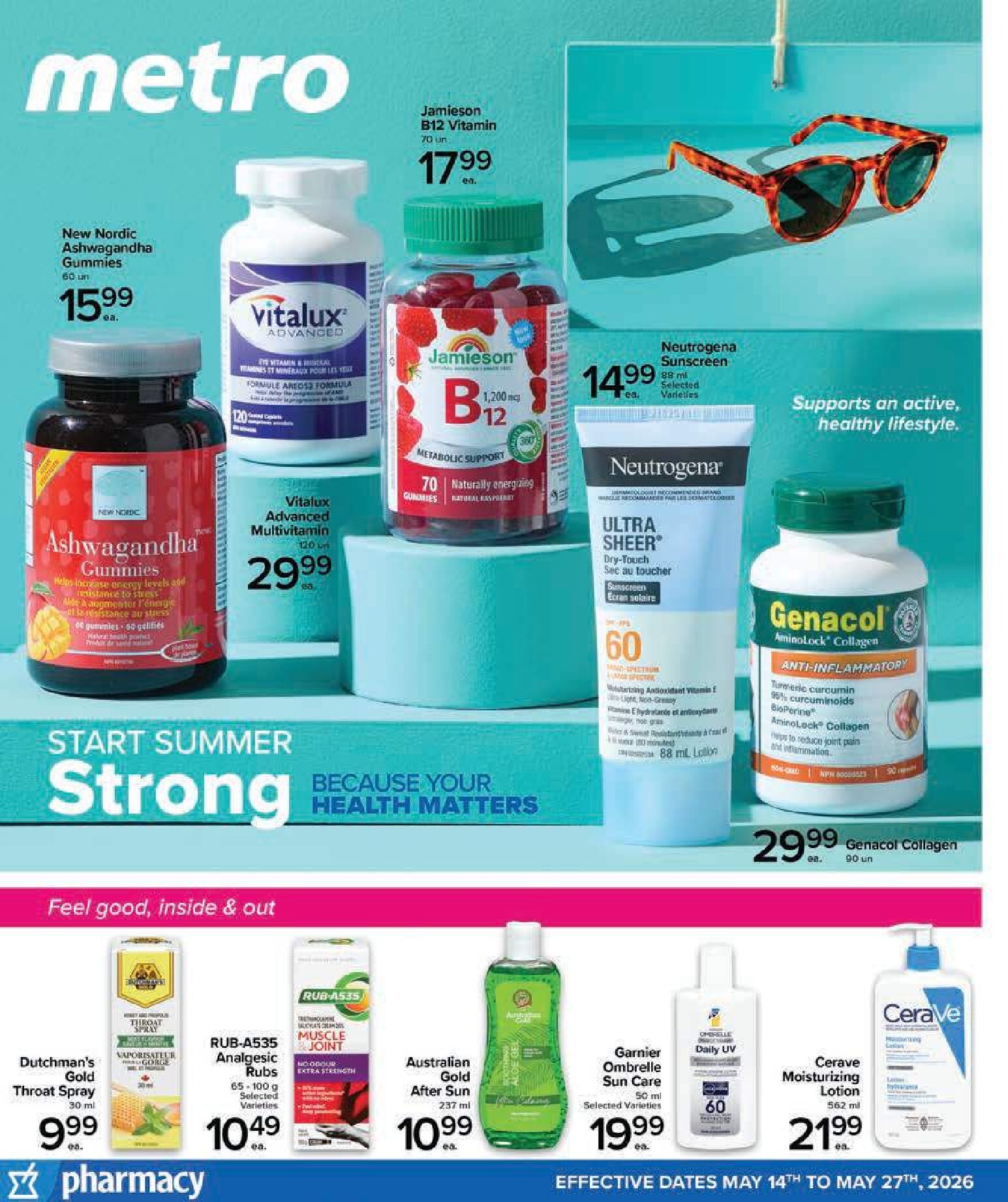 metro - Metro - Pharmacy Flyer Valid from 2026-05-14 to 2026-05-27