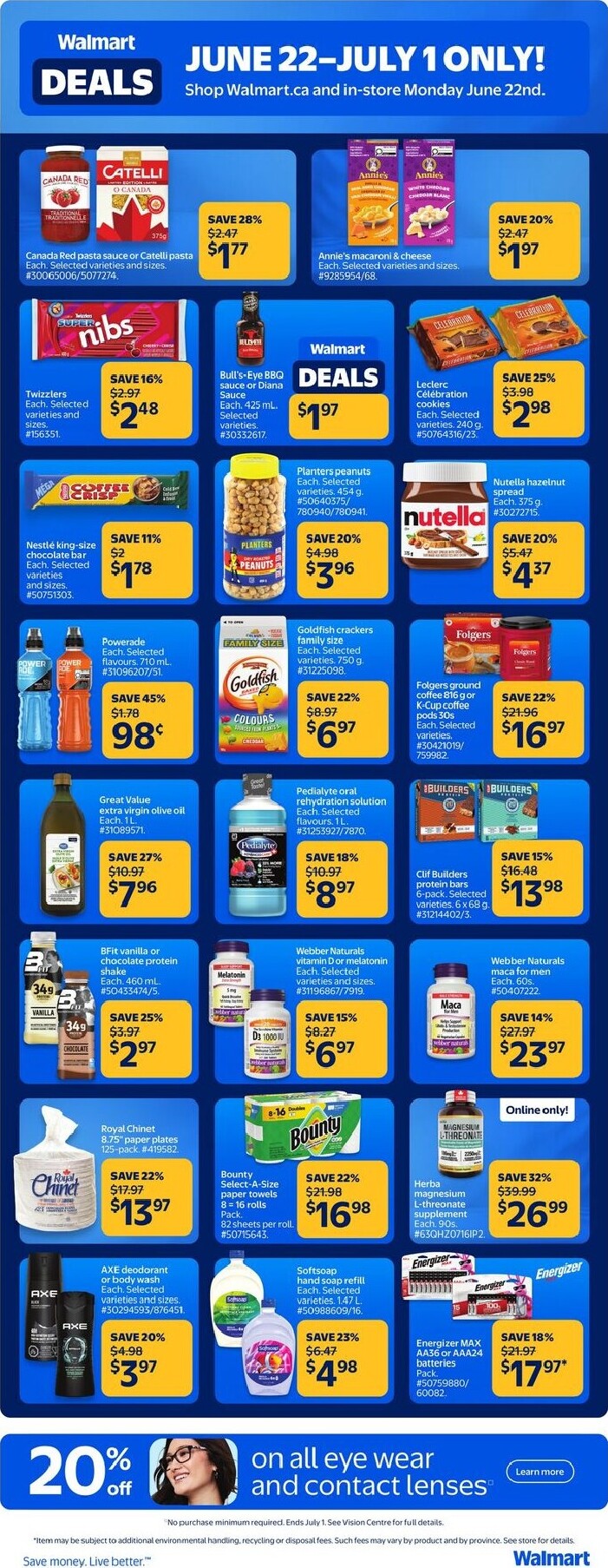 walmart - Walmart - Deals Flyer Valid from 2026-06-22 to 2026-07-01 - page: 3