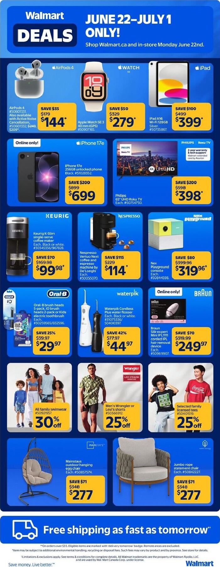 walmart - Walmart - Deals Flyer Valid from 2026-06-22 to 2026-07-01
