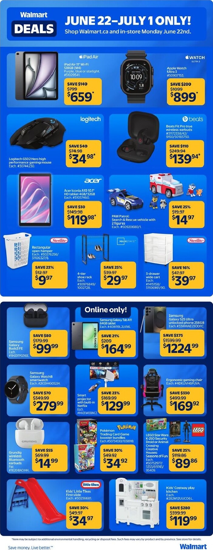 walmart - Walmart - Deals Flyer Valid from 2026-06-22 to 2026-07-01 - page: 4