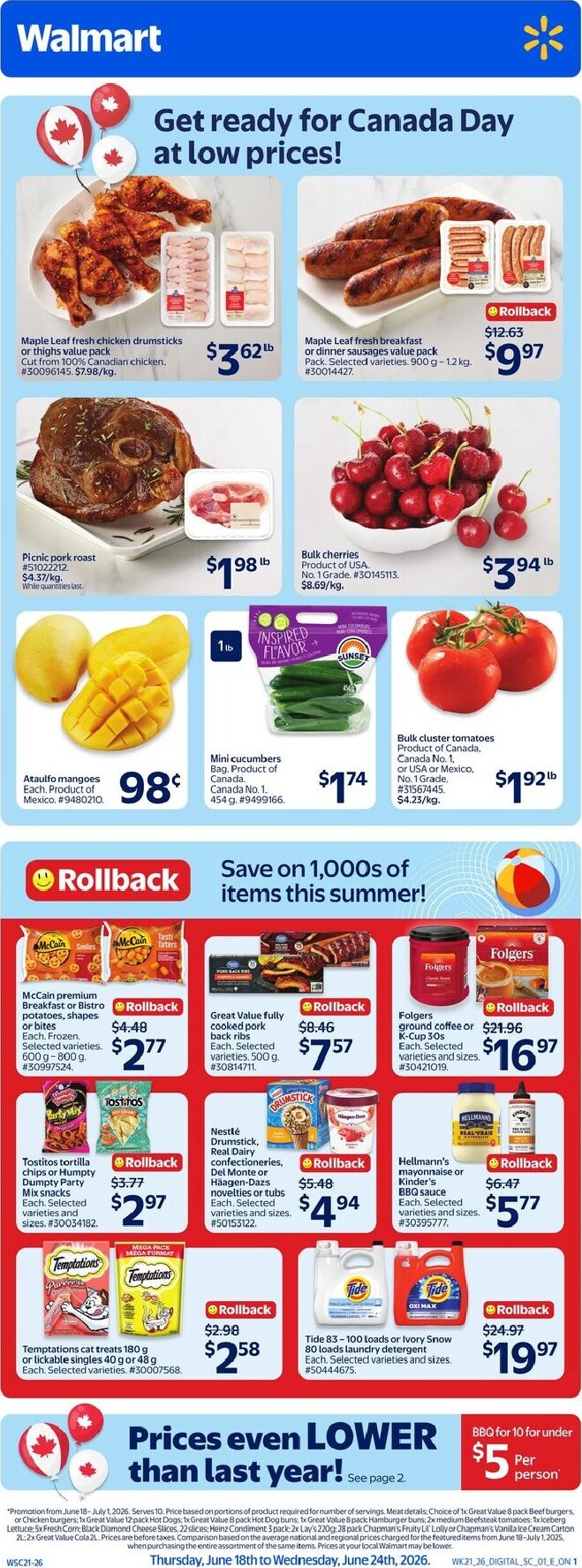 walmart - Walmart Flyer Valid from 2026-06-18 to 2026-06-24