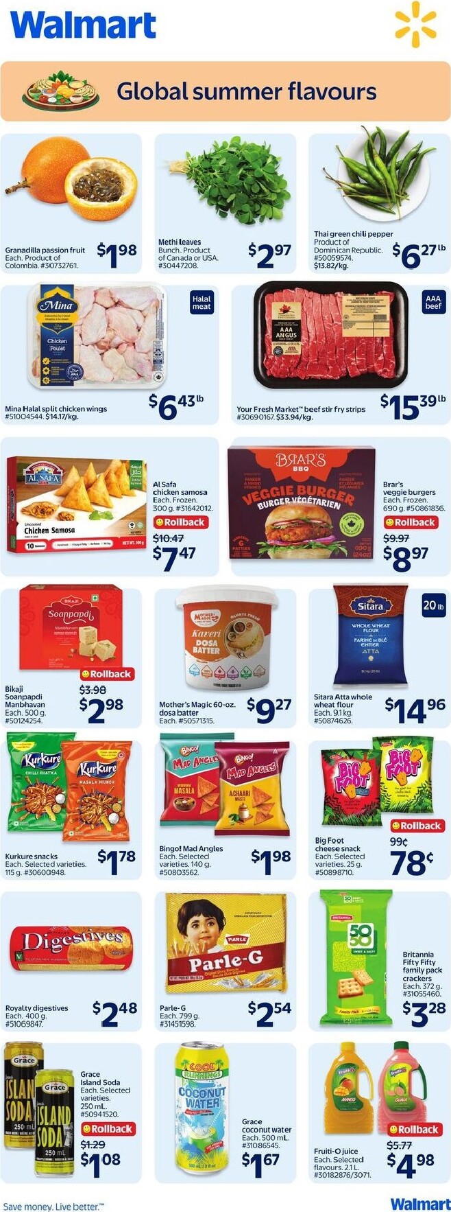 walmart - New Walmart - Global Summer Flavours Flyer for This Week – 2026-07-02 to 2026-07-15