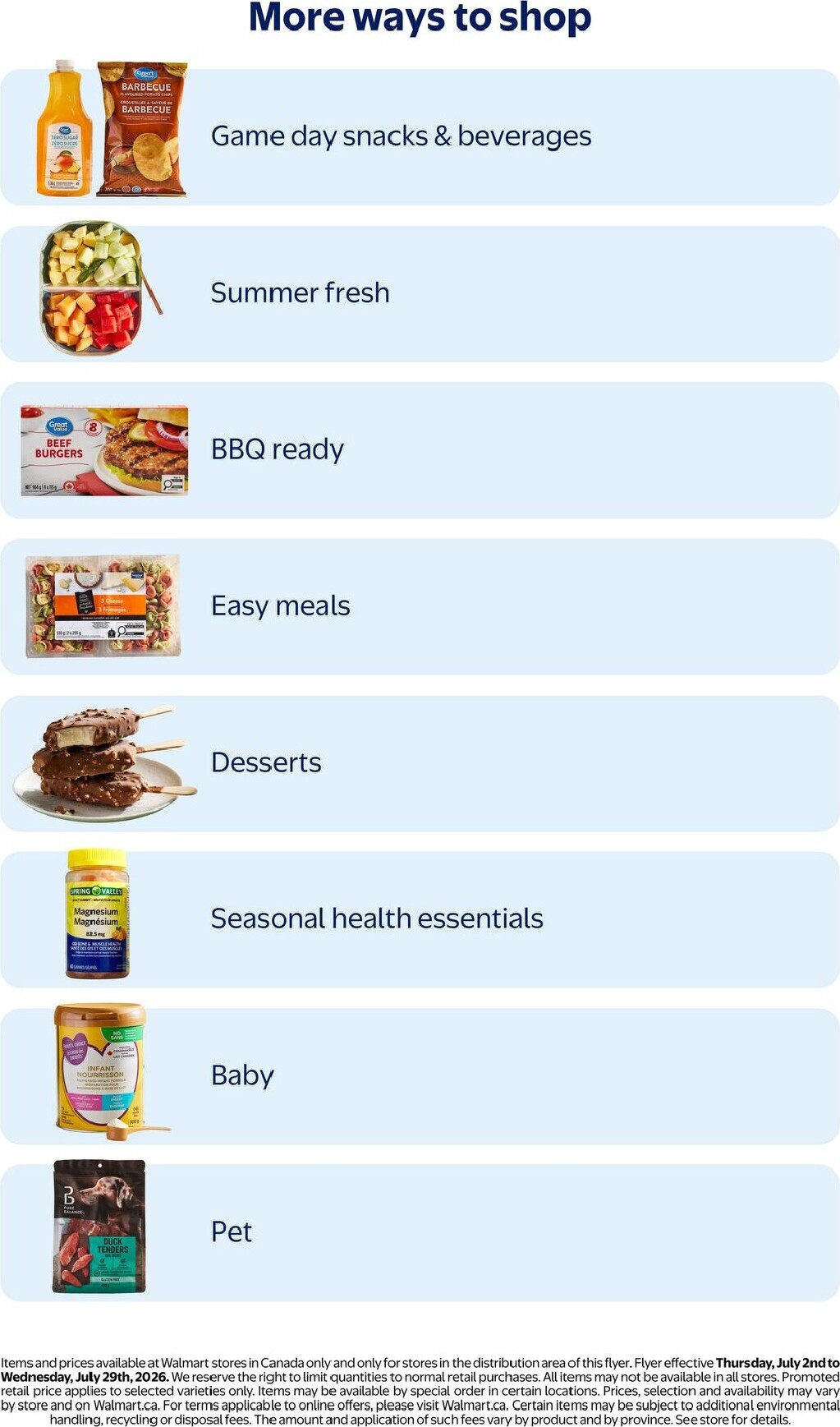 walmart - New Walmart - Savour Summer Flyer for This Week – 2026-07-02 to 2026-07-29 - page: 10