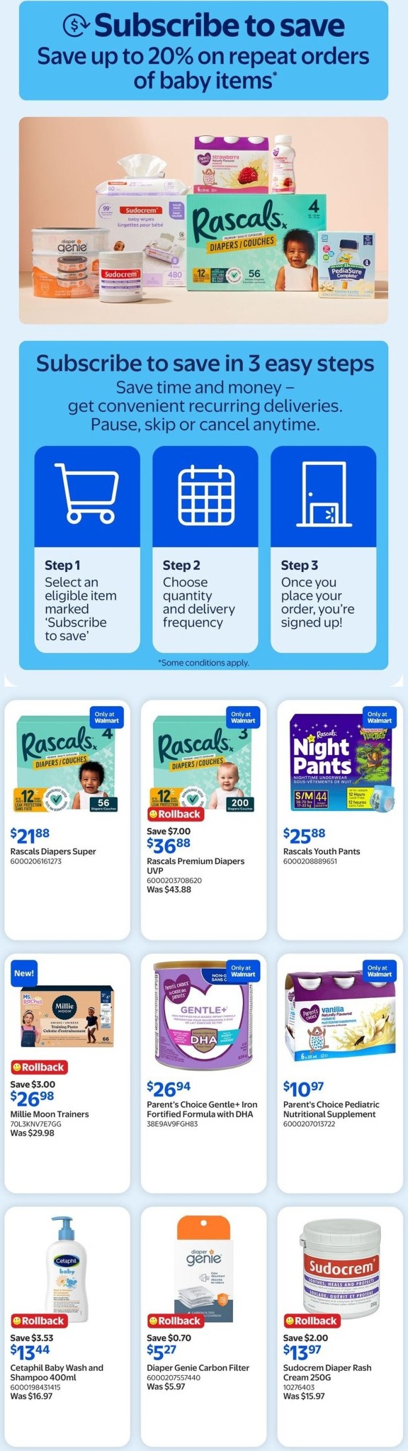 walmart - Walmart - The Baby Event Flyer Valid from 2026-06-25 to 2026-07-01 - page: 14
