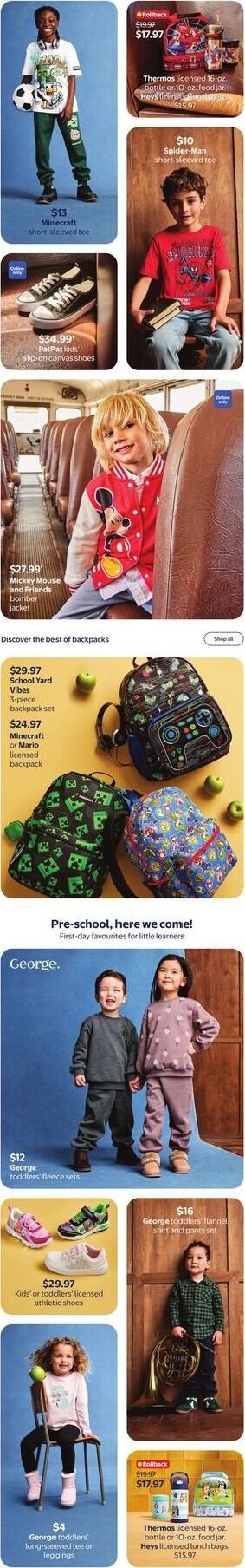 walmart - New Walmart - Back to School in Style Flyer for This Week – 2026-07-30 to 2026-09-16 - page: 4