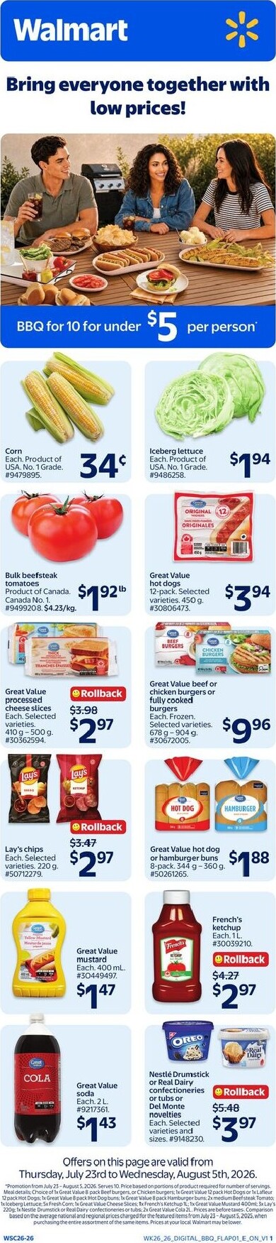 walmart - New Walmart Flyer for This Week – 2026-07-30 to 2026-08-05