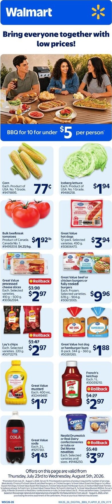 walmart - Walmart Flyer Valid from 2026-07-23 to 2026-07-29 - page: 2