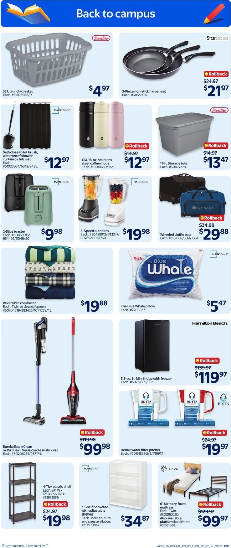 walmart - Walmart - Back to School Flyer Valid from 2026-08-06 to 2026-08-12 - page: 3