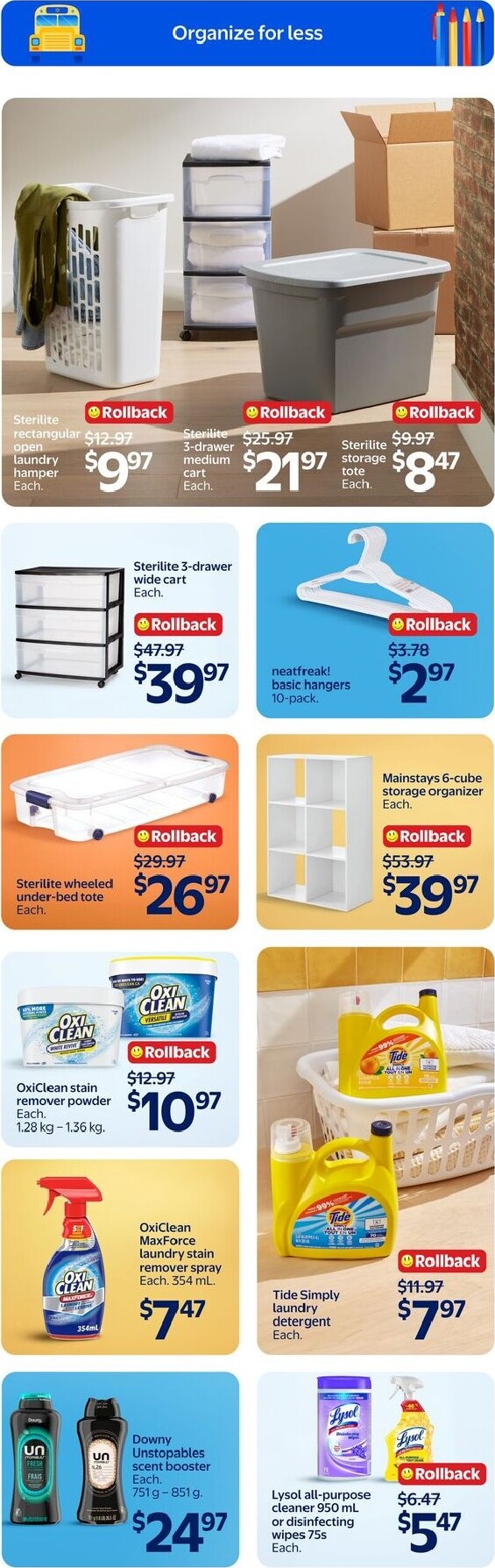 walmart - Walmart - Back to School Flyer Valid from 2026-08-06 to 2026-08-12 - page: 16