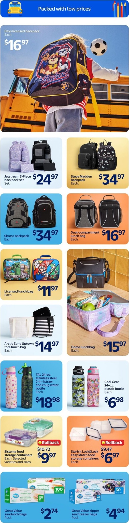 walmart - New Walmart - Back to School Flyer for This Week – 2026-08-20 to 2026-08-26 - page: 11