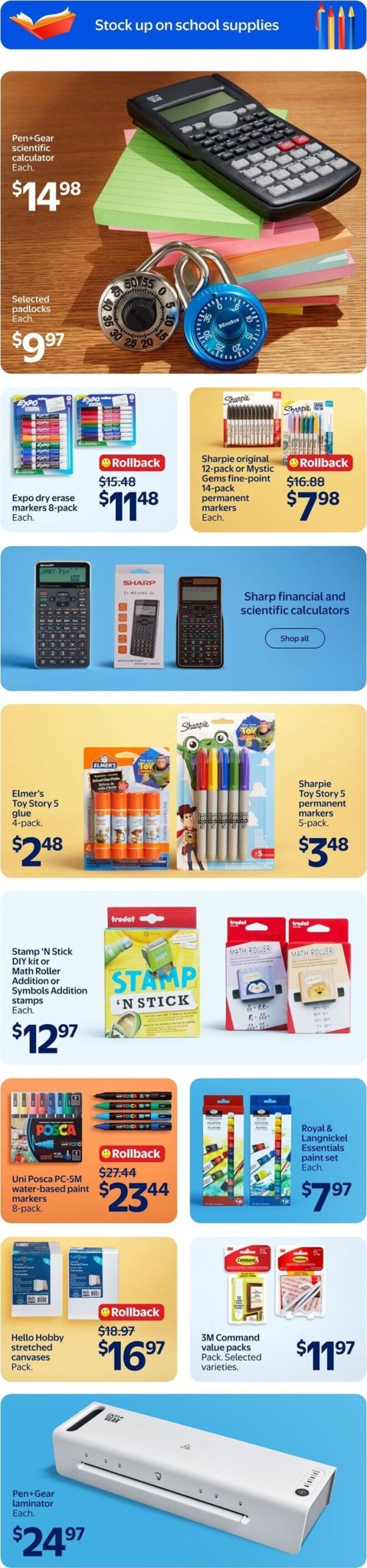 walmart - New Walmart - Back to School Flyer for This Week – 2026-08-20 to 2026-08-26 - page: 6