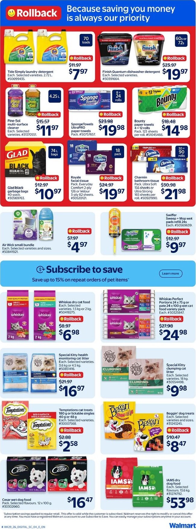 walmart - Walmart Flyer Valid from 2026-08-13 to 2026-08-19 - page: 6