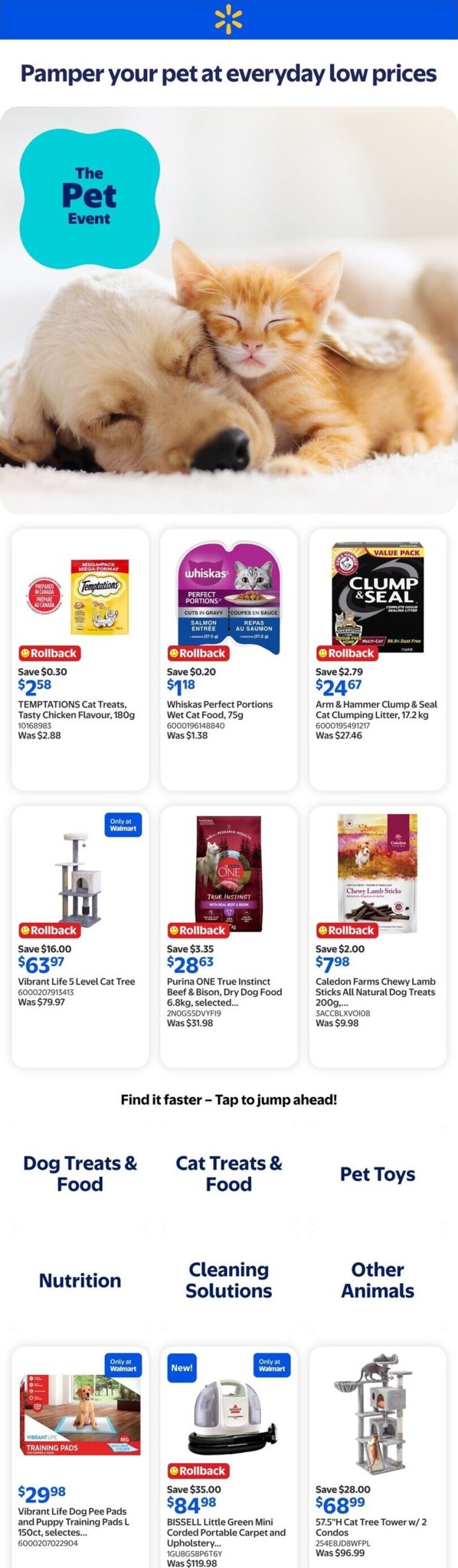 walmart - Walmart - The Pet Event Flyer Valid from 2026-08-20 to 2026-08-26