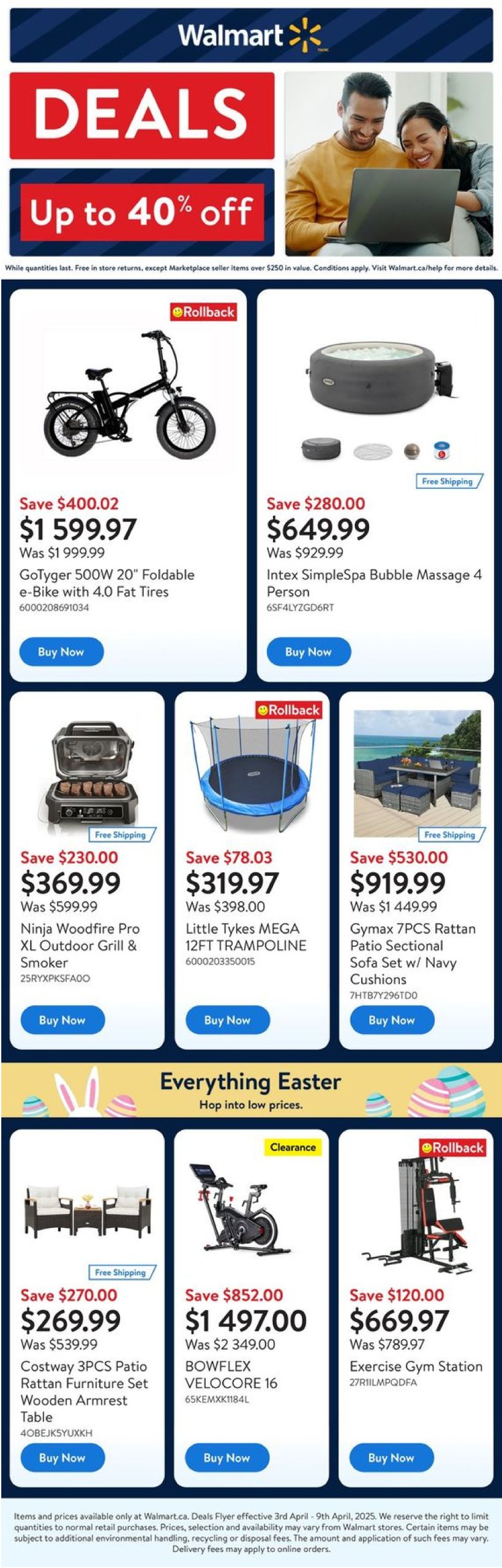 walmart - Walmart - Deals flyer valid from 04-03 - 04-09