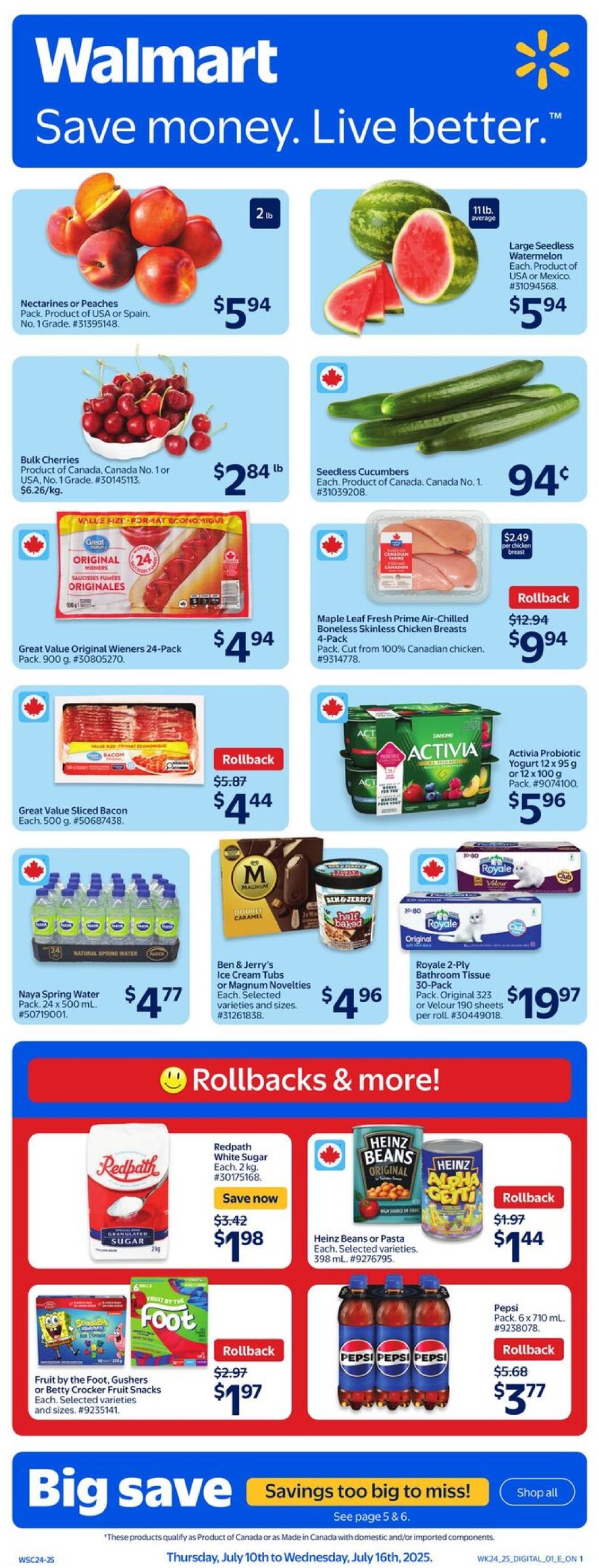 walmart - Walmart flyer valid from 07-10 - 07-16