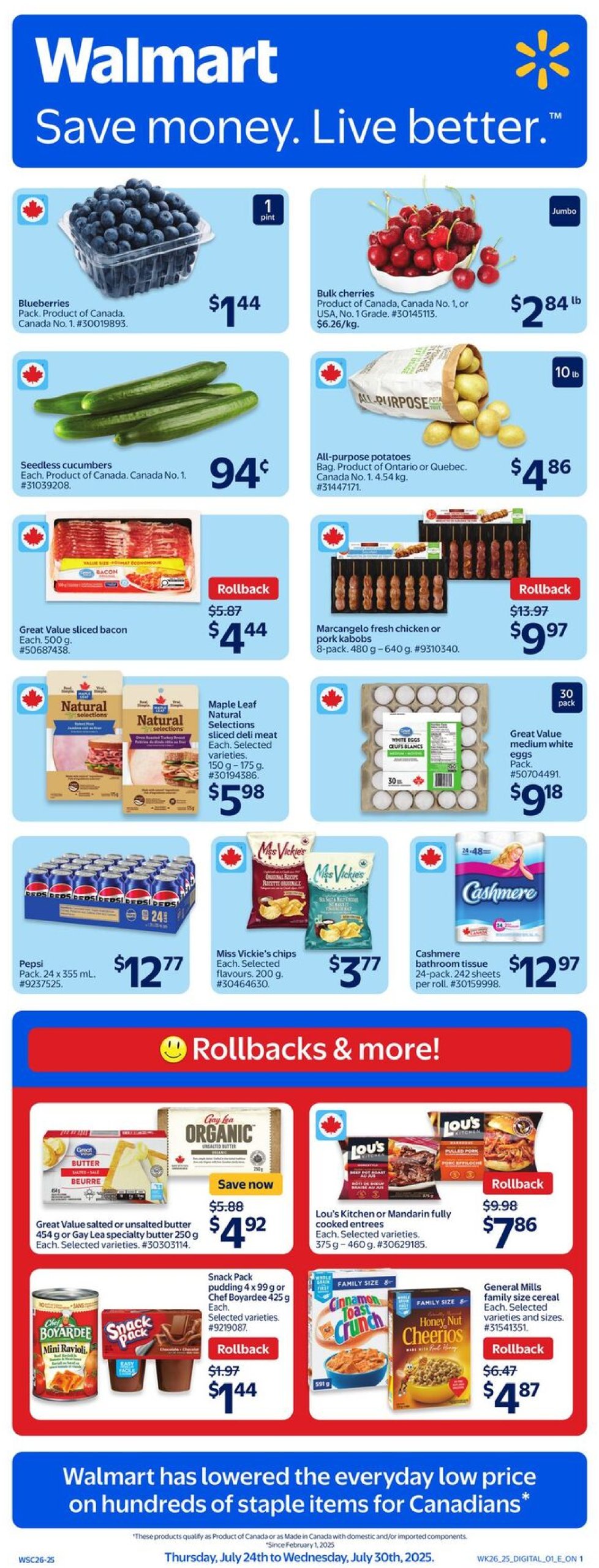 walmart - Walmart flyer valid from 07-24 - 07-30