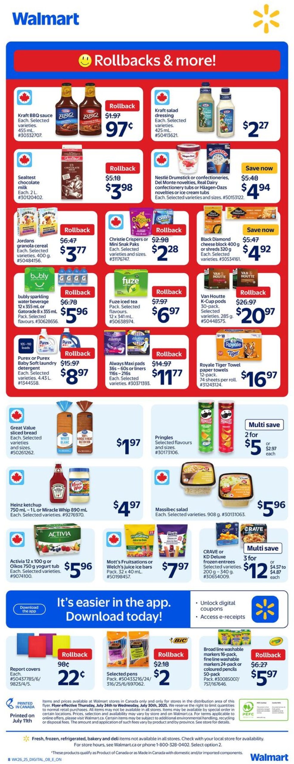 walmart - Walmart flyer valid from 07-24 - 07-30 - page: 3