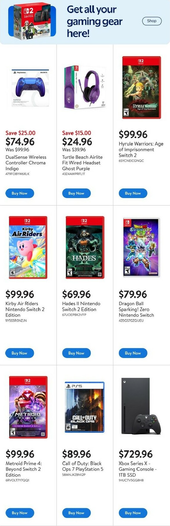 walmart - Walmart - Gaming Guide Flyer Valid From 12-04 to 12-17 - page: 3