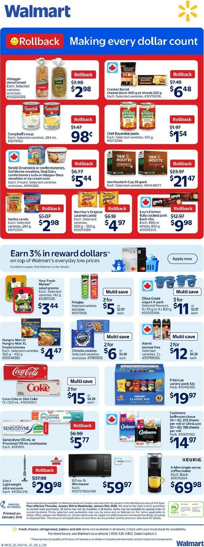 walmart - Walmart Flyer Valid From 01-15 to 01-21 - page: 2