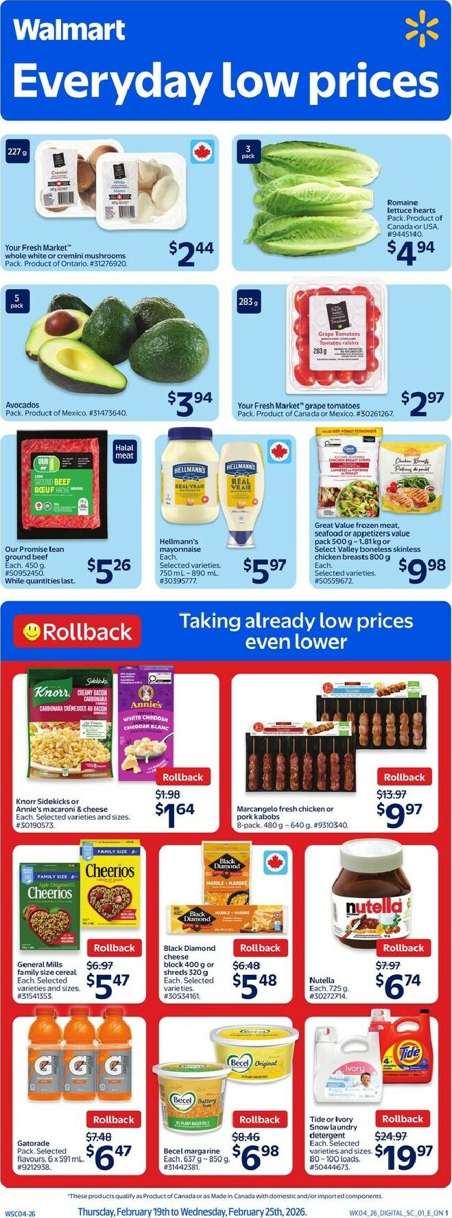 walmart - Walmart Flyer Valid From 2026-02-19 to 2026-02-25