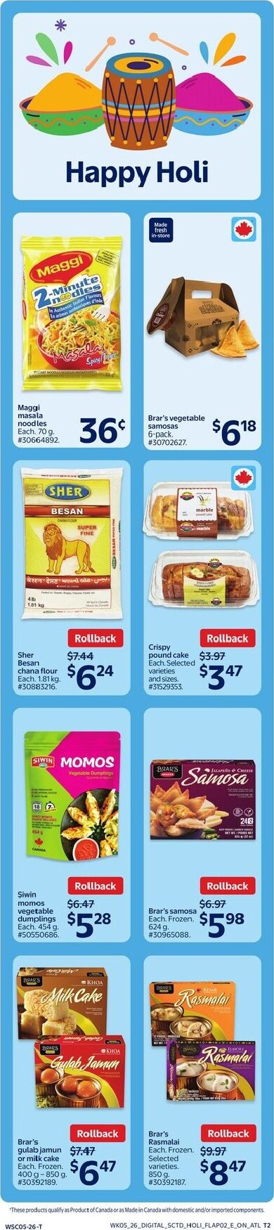 walmart - Walmart - Happy Holi Flyer Valid From 2026-02-26 to 2026-03-04 - page: 2
