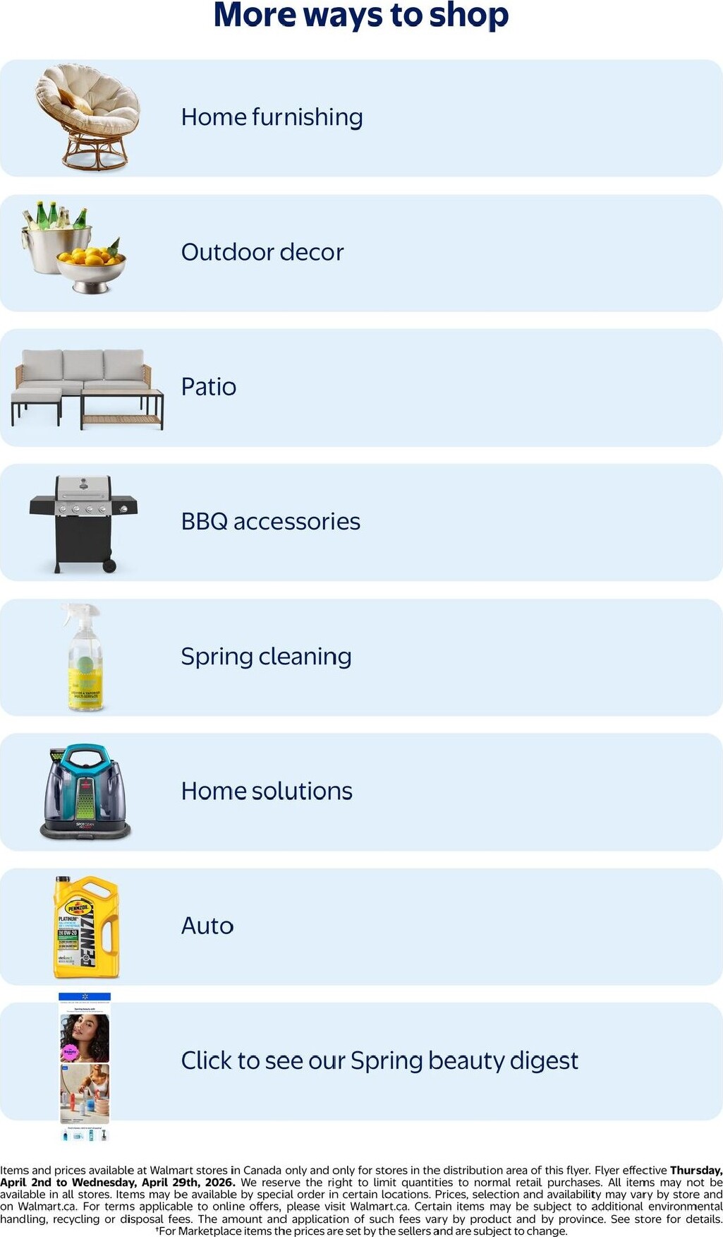 walmart - Walmart - Spring Home Flyer Valid From 2026-04-02 to 2026-04-29 - page: 29