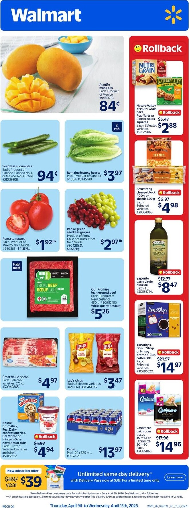 walmart - Upcoming Walmart Flyer Valid from 2026-04-09 to 2026-04-15