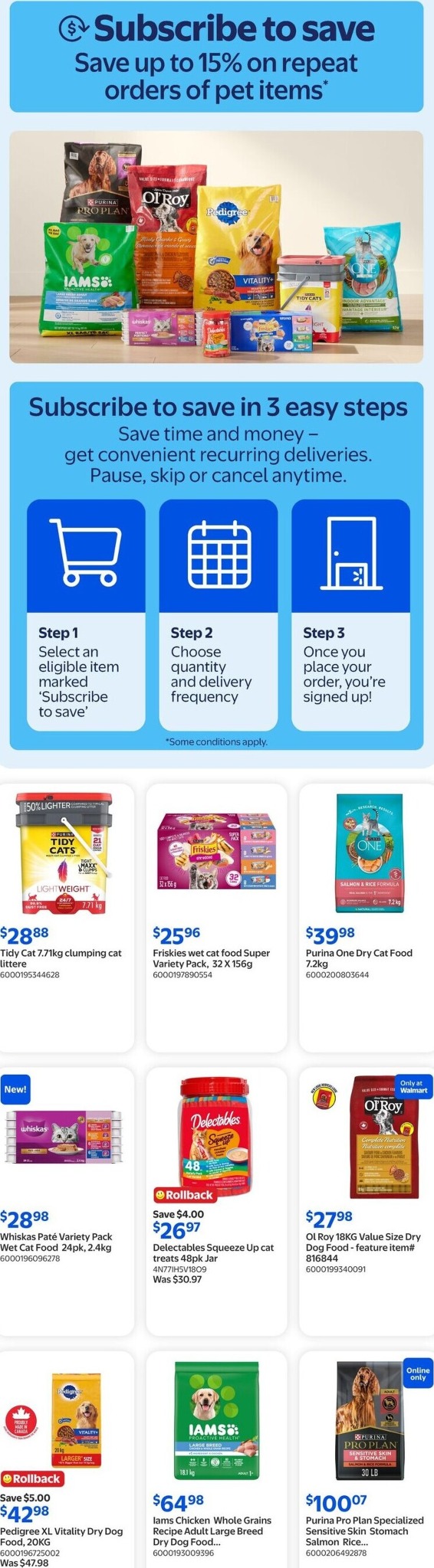 walmart - Walmart - The Pet Event Flyer Valid from 2026-04-30 to 2026-05-27 - page: 3