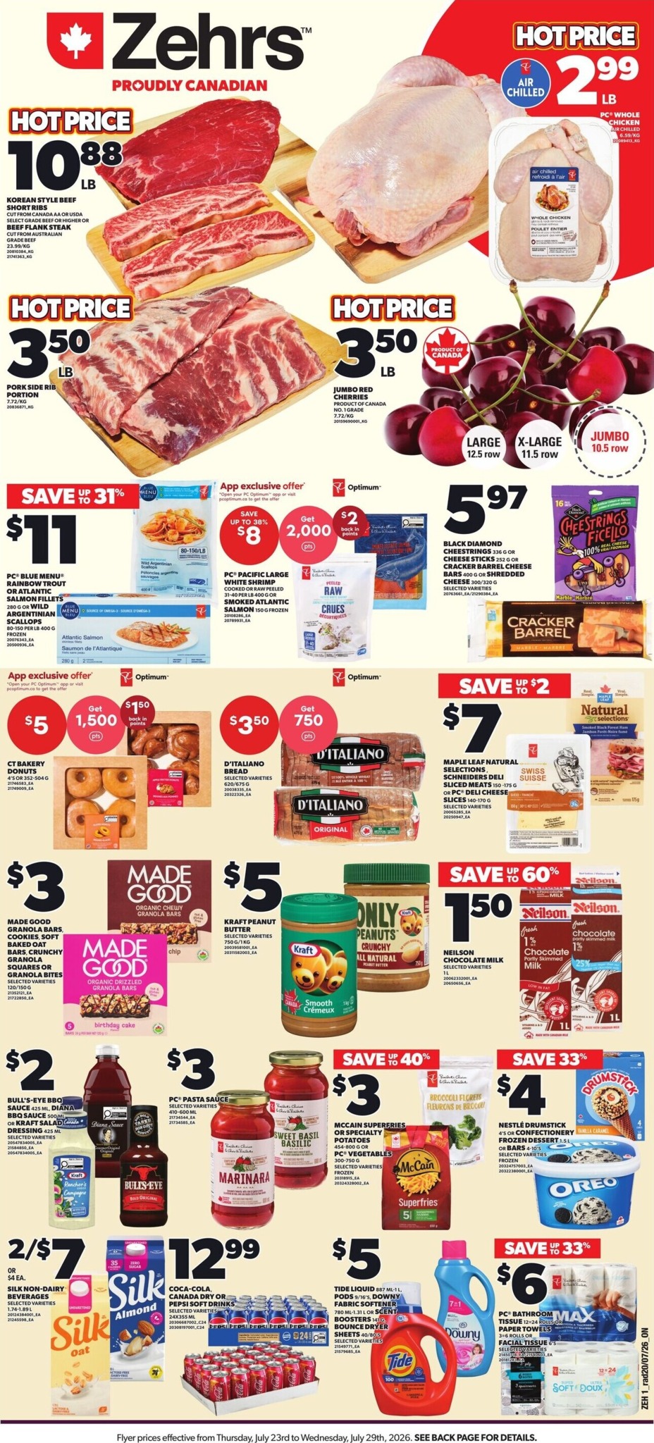 zehrs - New Zehrs - Weekly Flyer - Valid Thursday, July 23 - Wednesday, July 29 Flyer for This Week – 2026-07-23 to 2026-07-30