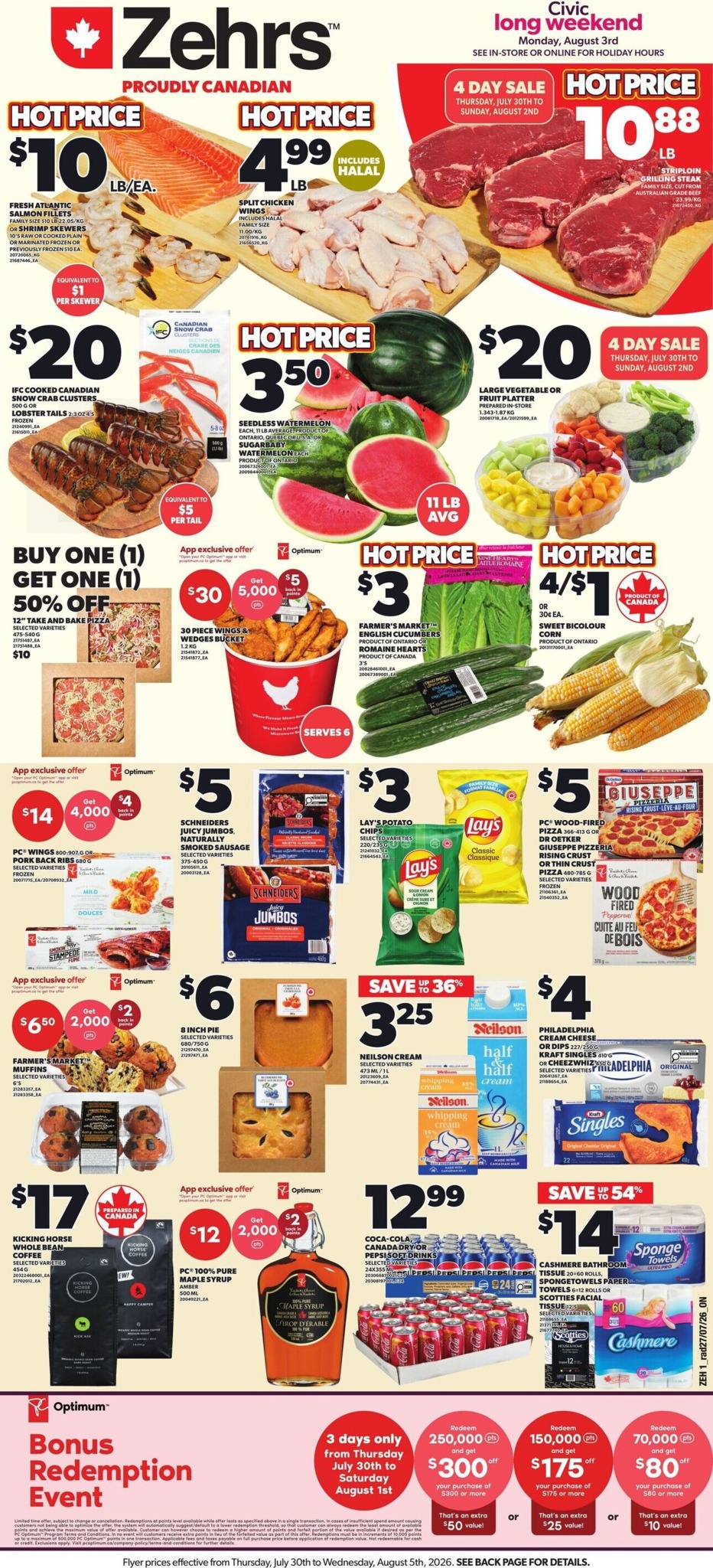 zehrs - New Zehrs Flyer for This Week – 2026-07-30 to 2026-08-05 - page: 1