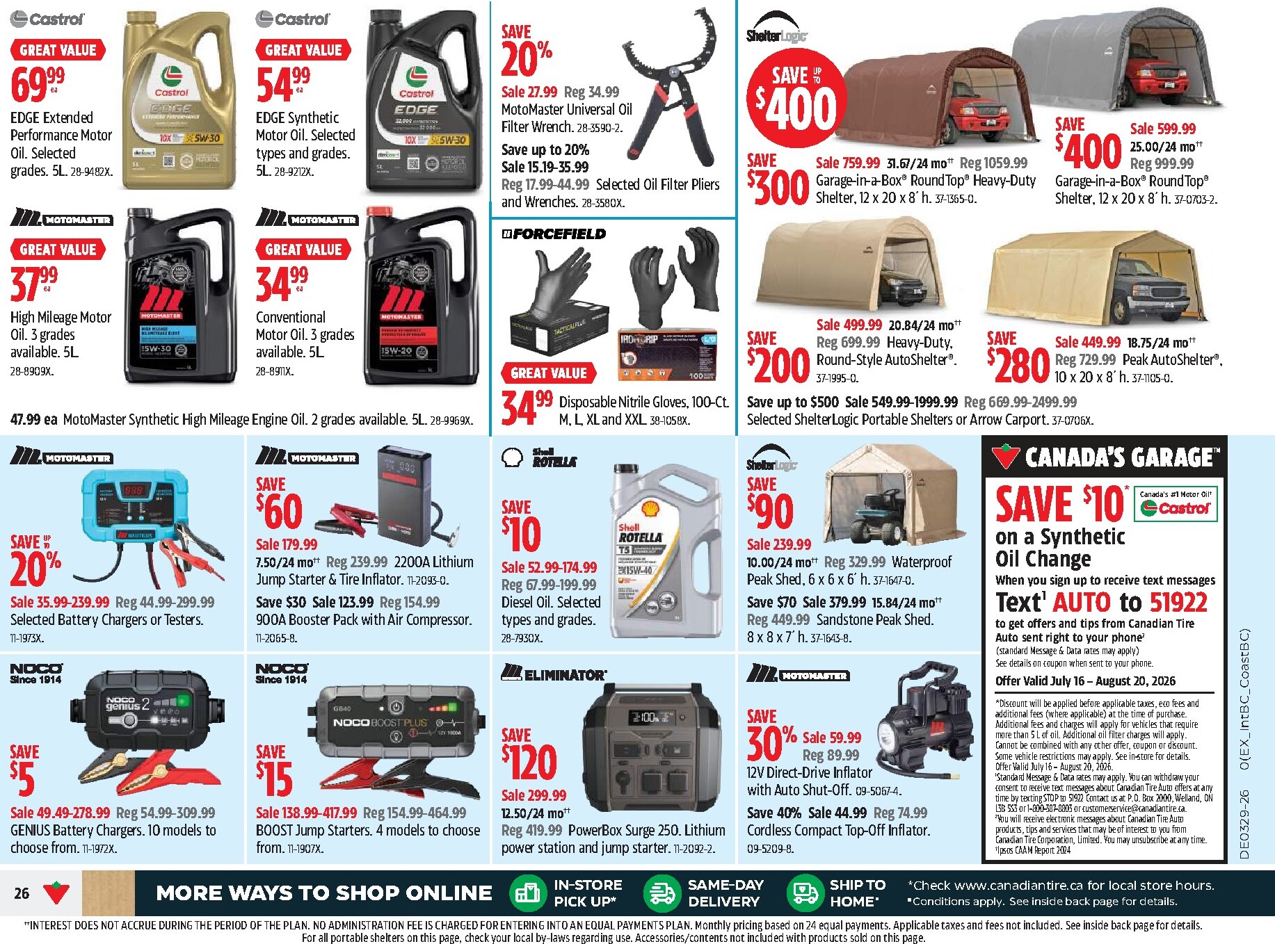 canadian-tire - New Canadian Tire Flyer for This Week – 2026-07-16 to 2026-07-22 - page: 26