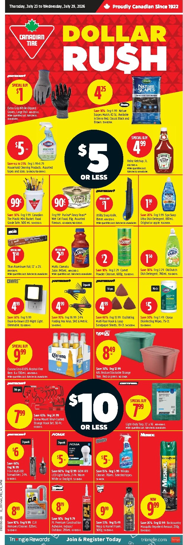 canadian-tire - New Canadian Tire - D0130 Flyer for This Week – 2026-07-23 to 2026-07-29