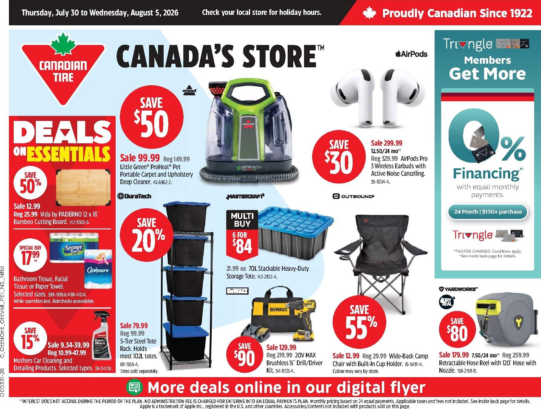 canadian-tire - New Canadian Tire Flyer for This Week – 2026-07-30 to 2026-08-05 - page: 1