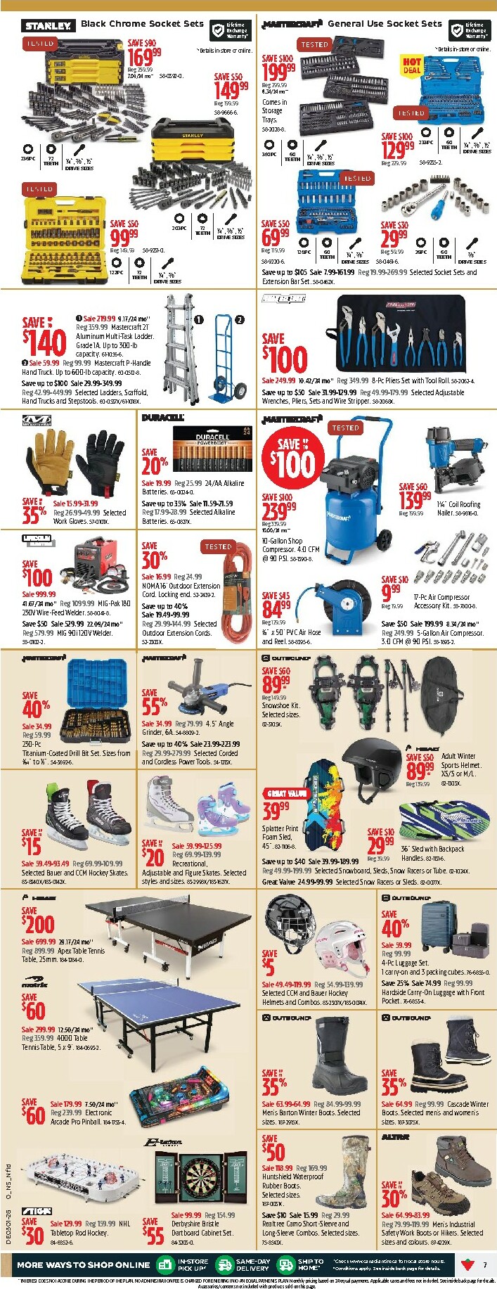 canadian-tire - Canadian Tire Flyer Valid From 01-01 to 01-07 - page: 7