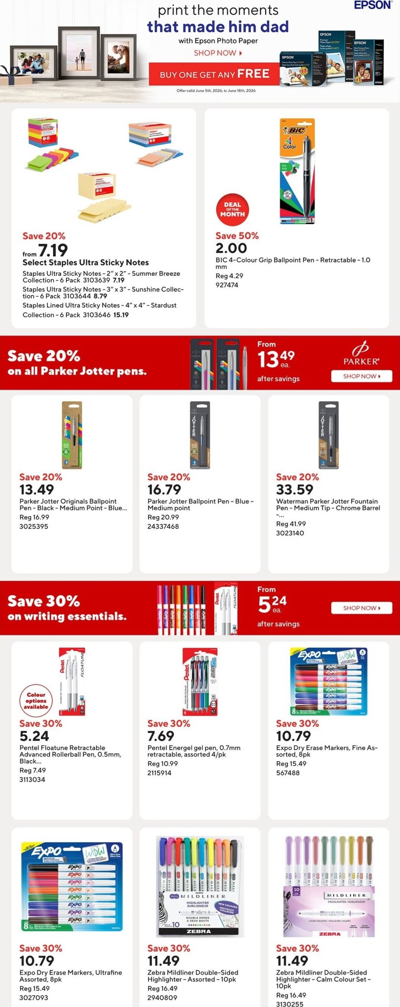 staples - Staples - Weekly Flyer Valid from 2026-06-12 to 2026-06-19 - page: 11