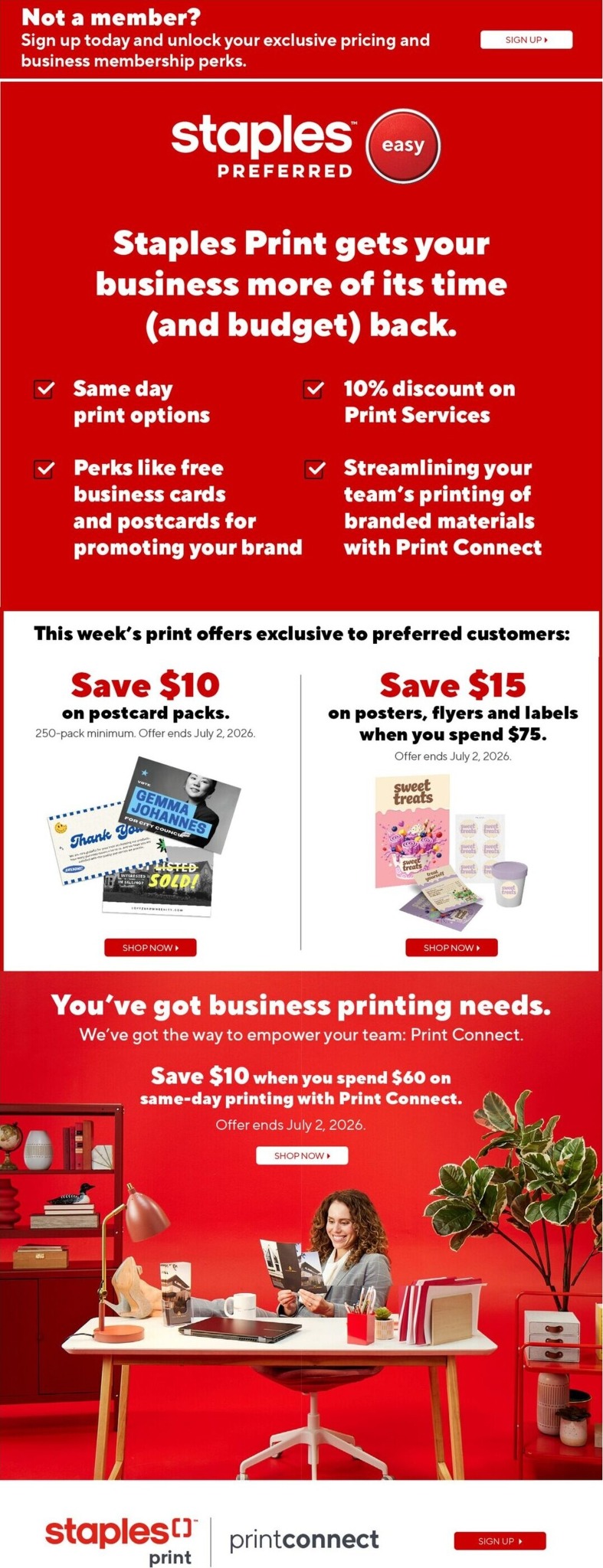 staples - Staples Flyer Valid from 2026-06-19 to 2026-06-26 - page: 19