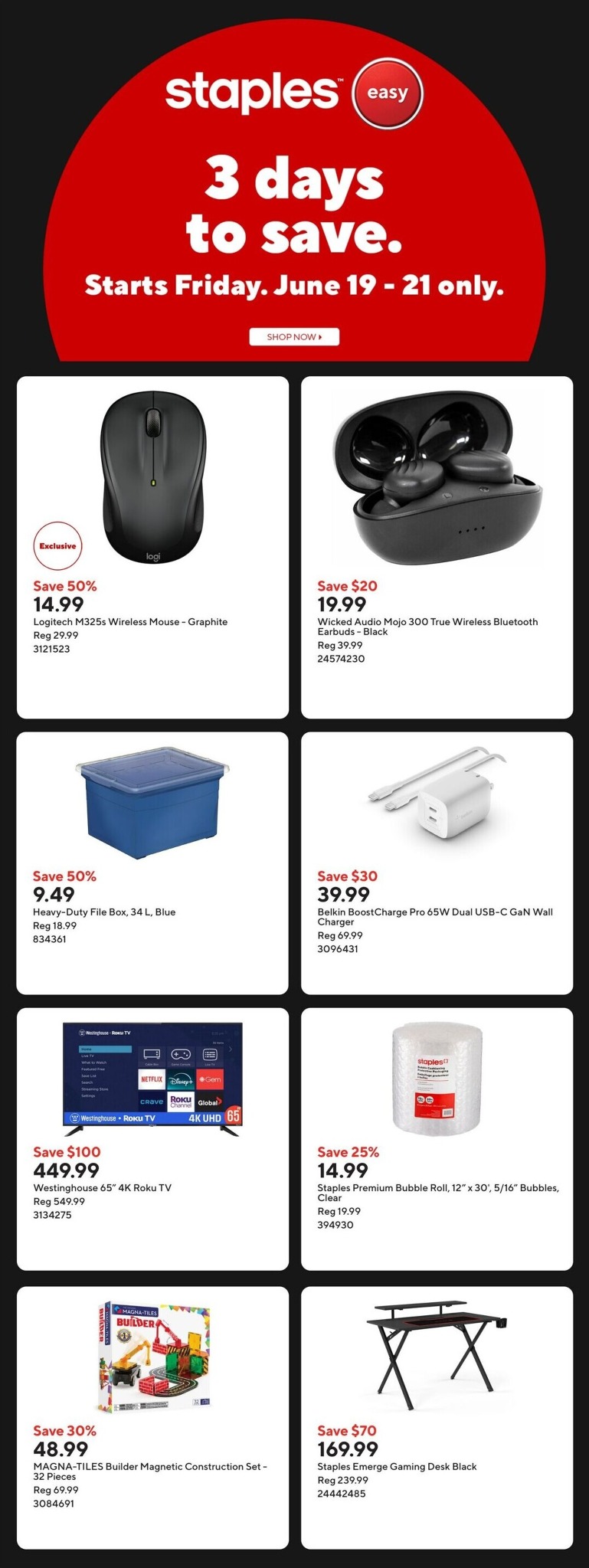 staples - Staples Flyer Valid from 2026-06-19 to 2026-06-26 - page: 2