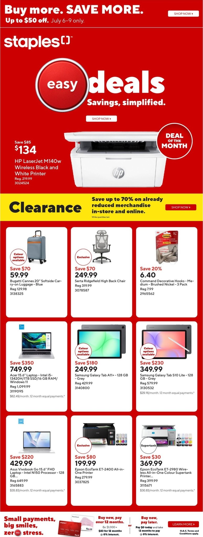 staples - Staples Flyer Valid from 2026-07-03 to 2026-07-10