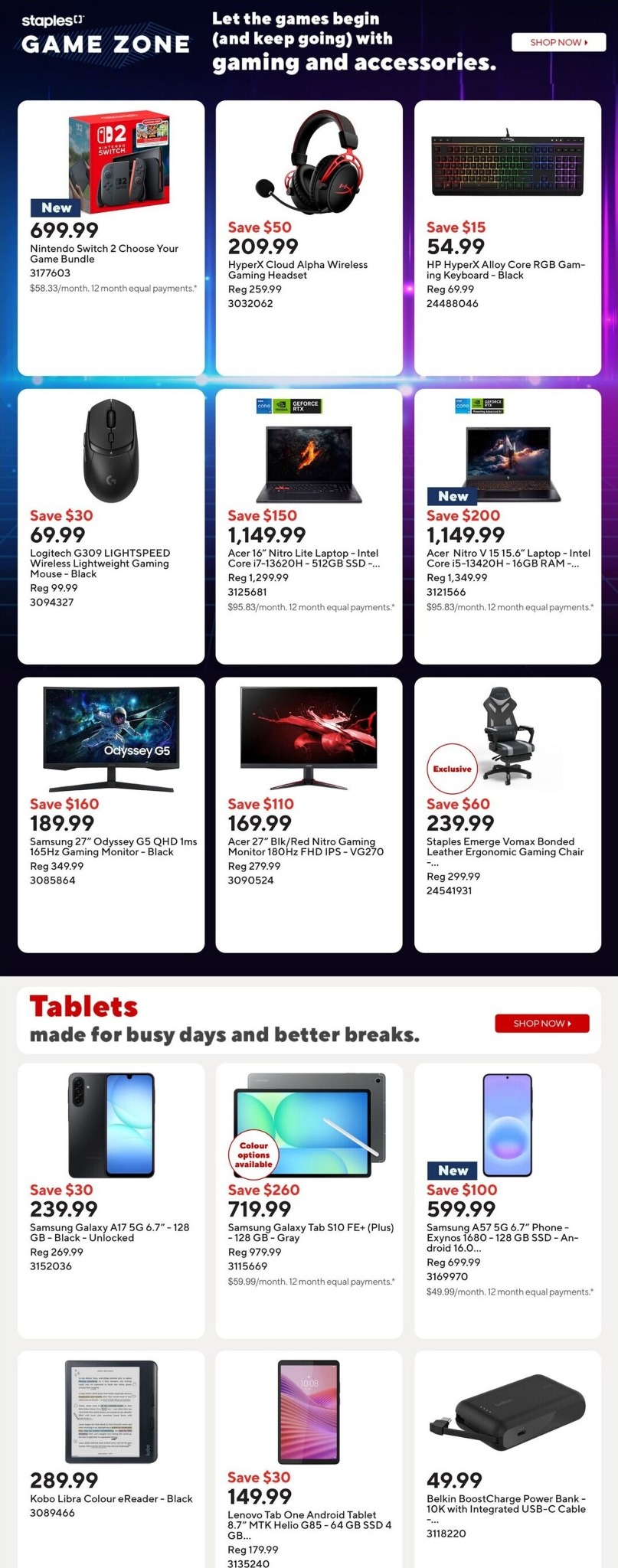 staples - Staples Flyer Valid from 2026-07-03 to 2026-07-10 - page: 7