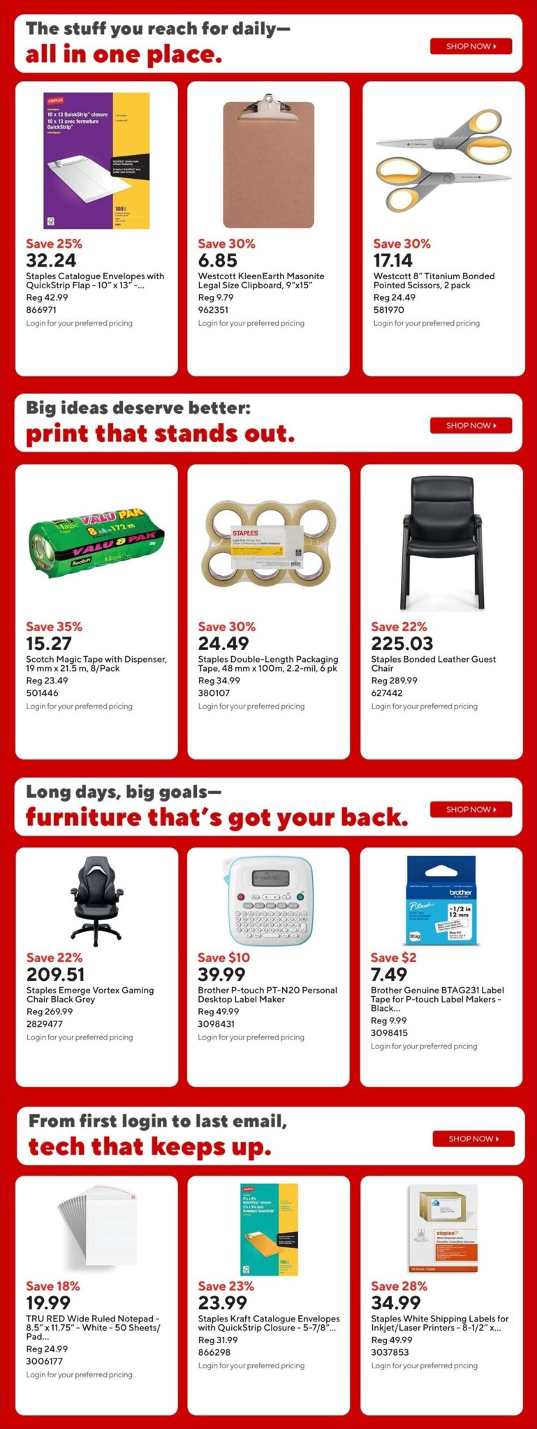 staples - Staples Flyer Valid from 2026-07-17 to 2026-07-23 - page: 18