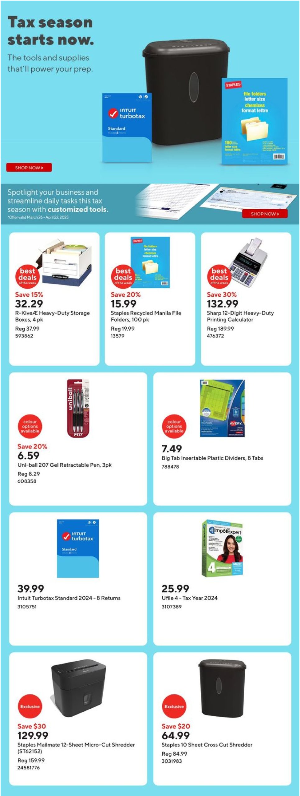 staples - Staples flyer valid from 03-26 - 04-01 - page: 9