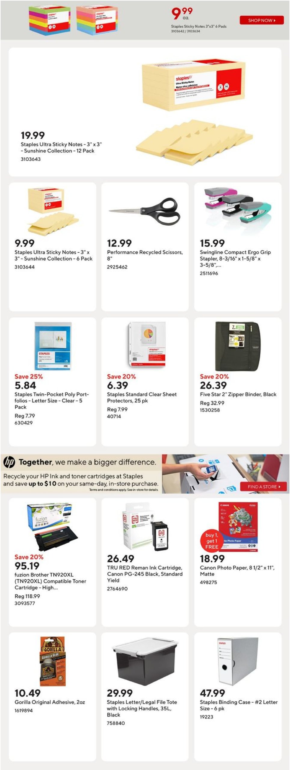 staples - Staples flyer valid from 06-06 - 06-12 - page: 12