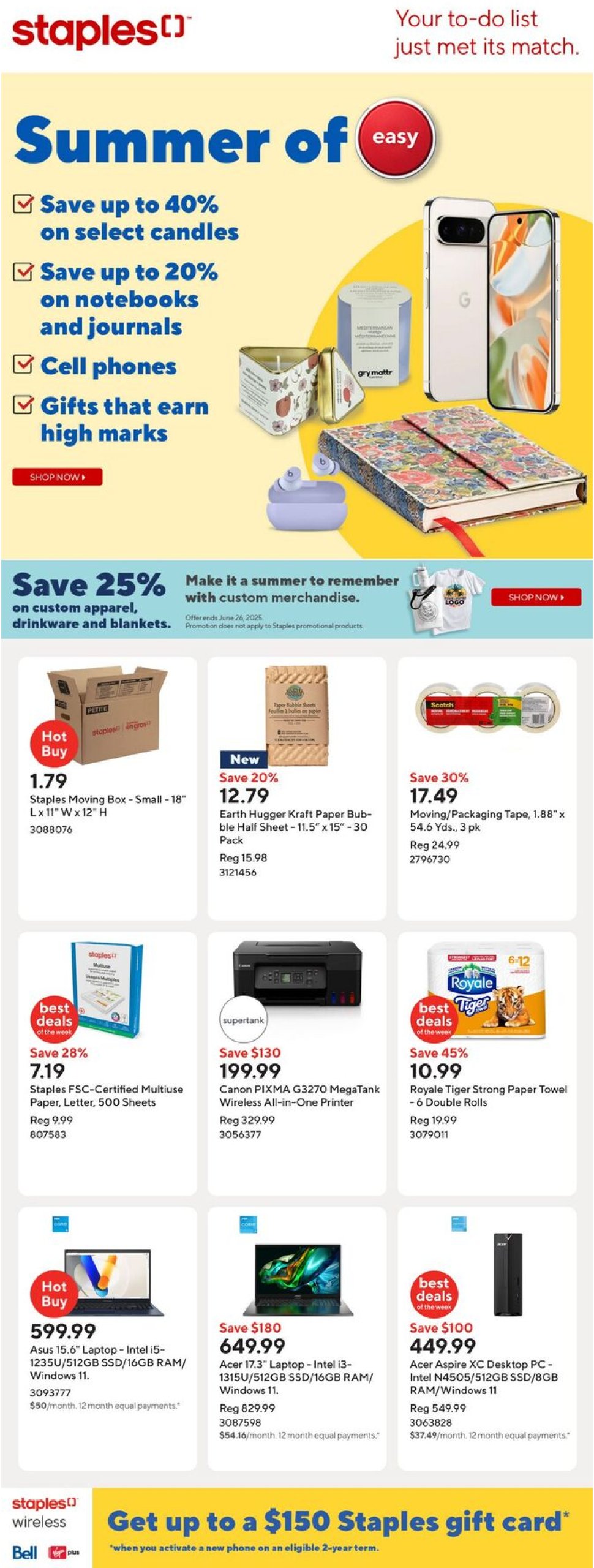 staples - Staples flyer valid from 06-13 - 06-19