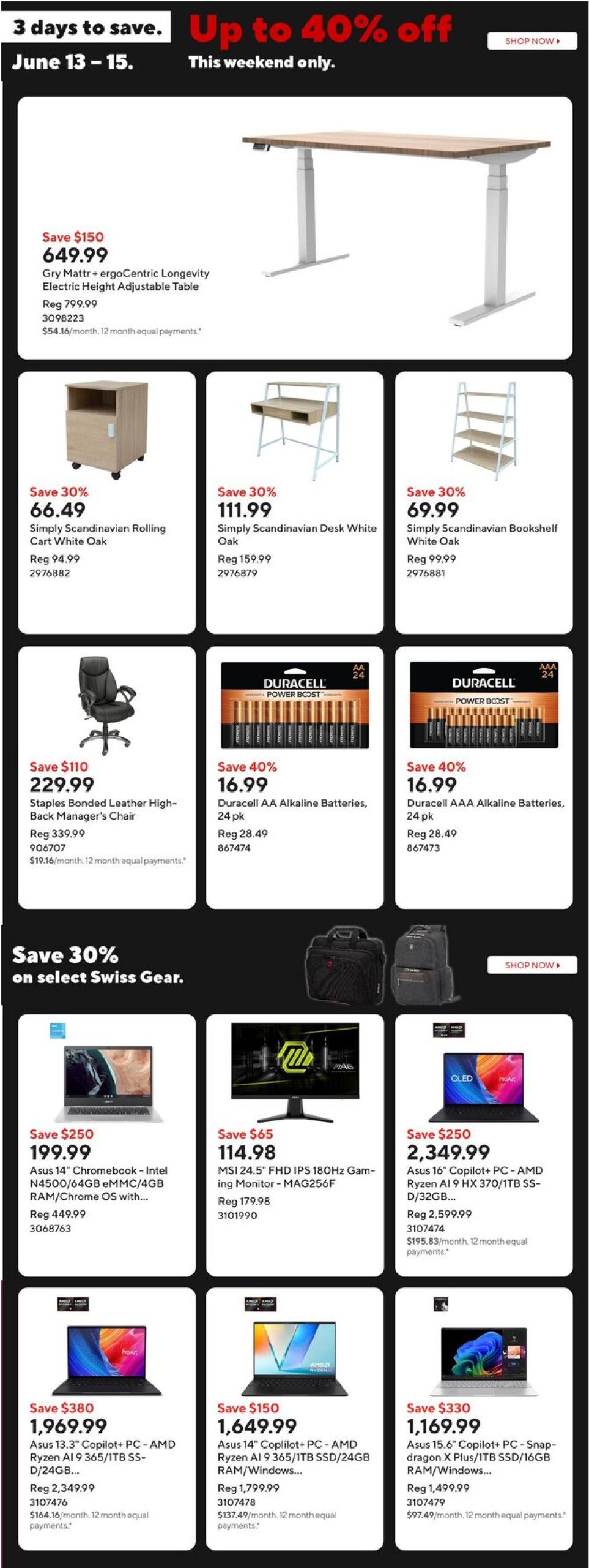 staples - Staples flyer valid from 06-13 - 06-19 - page: 3