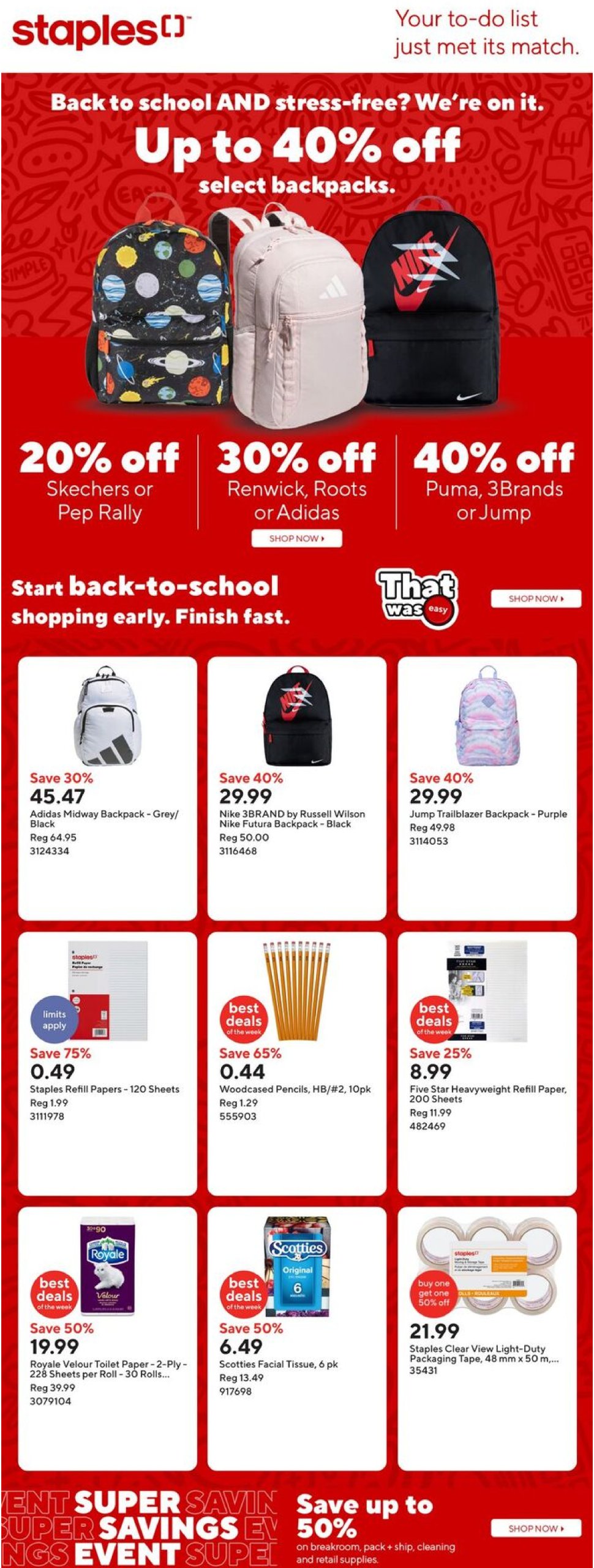 staples - Staples flyer valid from 07-18 - 07-24