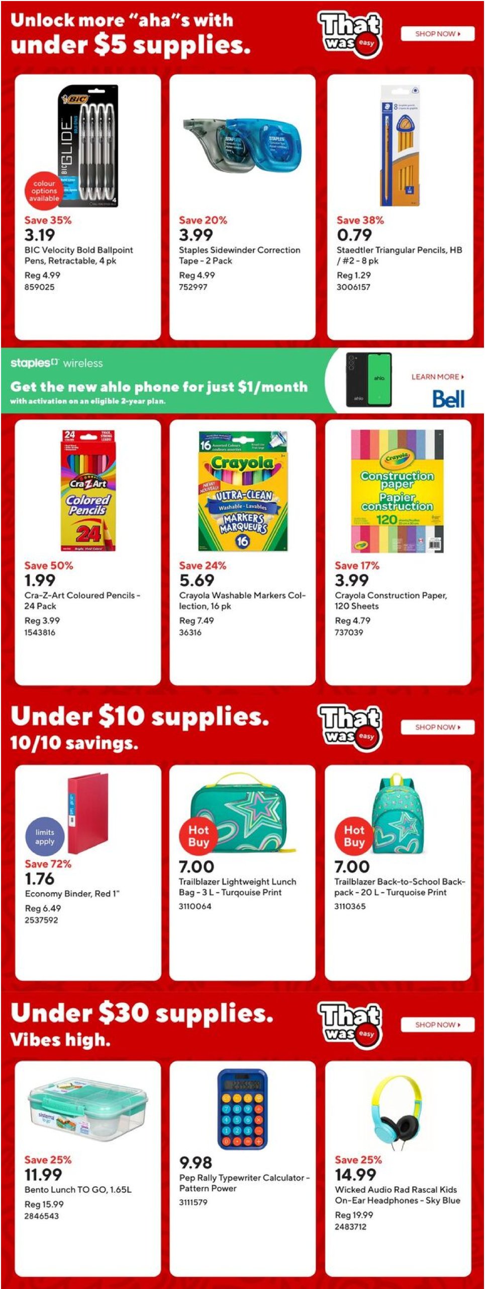 staples - Staples flyer valid from 07-25 - 07-31 - page: 3