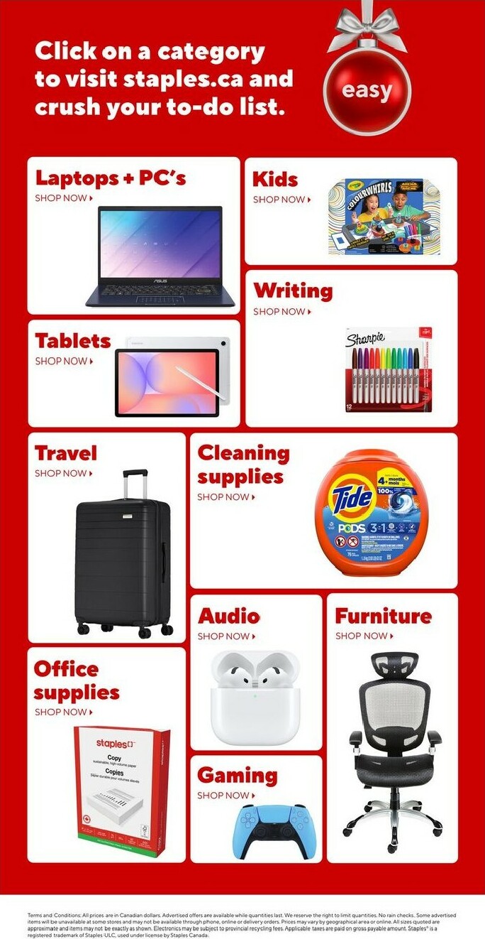 staples - Staples Flyer Valid From 12-05 to 12-11 - page: 20