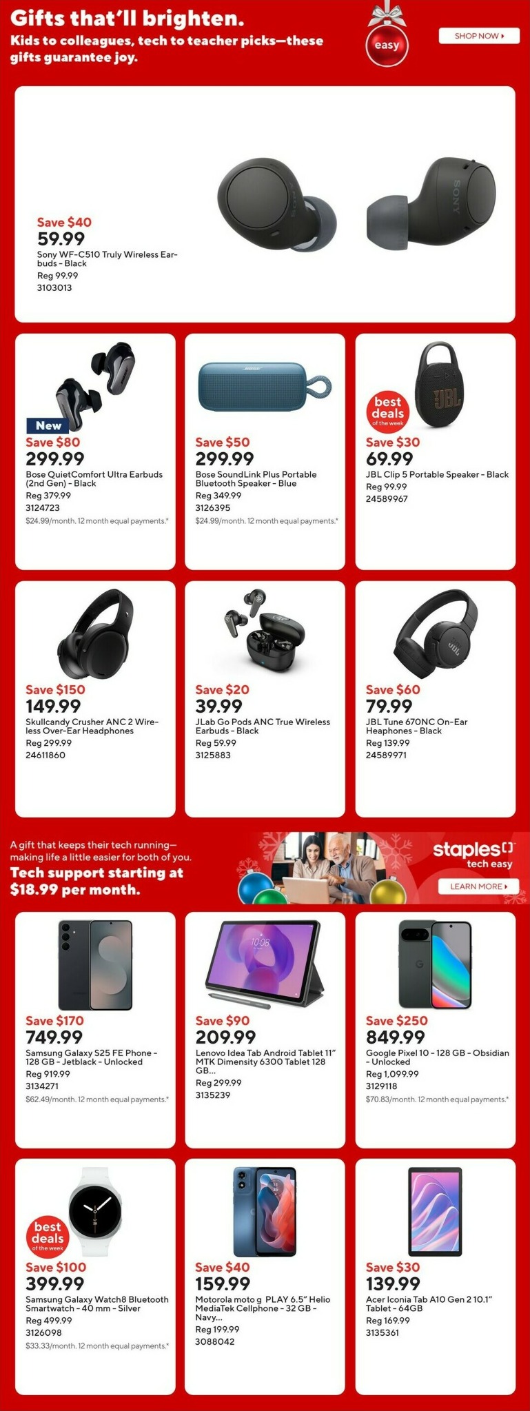 staples - Staples Flyer Valid From 12-12 to 12-18 - page: 9
